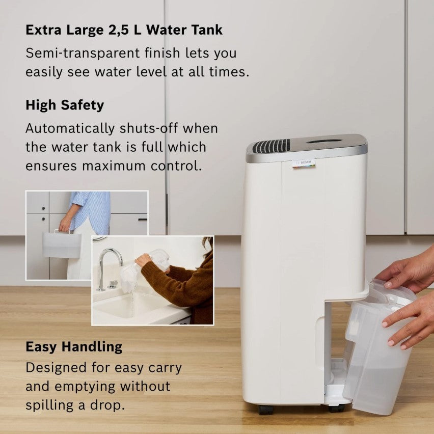 Bosch Dry 4000 Dehumidifier Bedroom Home Air Dryer Laundry Moisture Remove-130