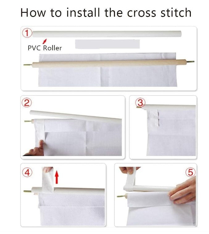 Cross Stitch Embroidery Frame Wooden Stand Adjustable 5 Level Height 97cm-244