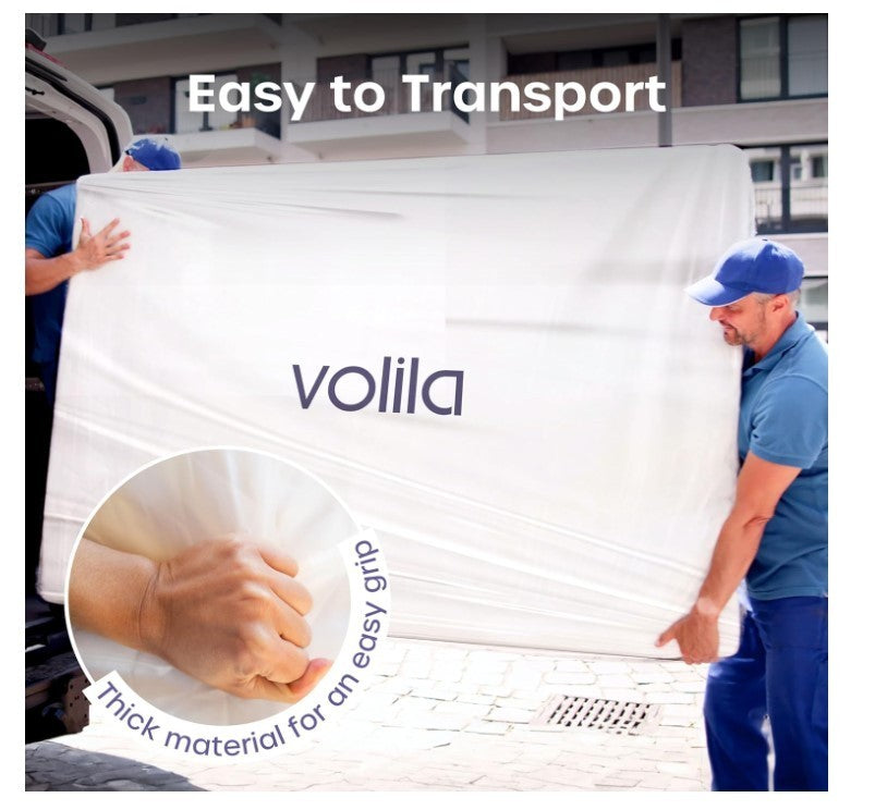 Mattress Storage Cover Waterproof Zipper Moving Dust Protection King Size-287