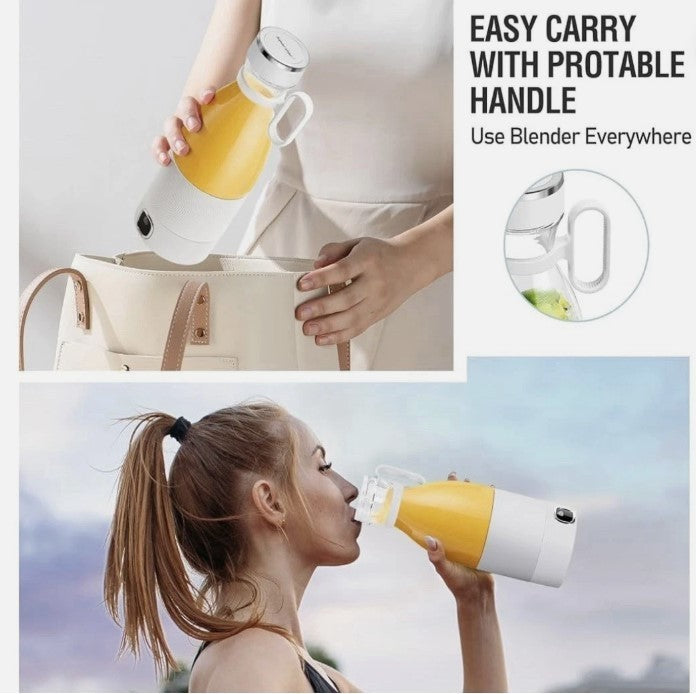Portable Blender 350ML USB Rechargeable Smoothie Juice Maker 3000mAh Cup-192