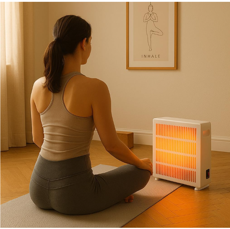 500W Infrared Panel Heater Low Energy Electric Wall Heater Quiet Home Office-78