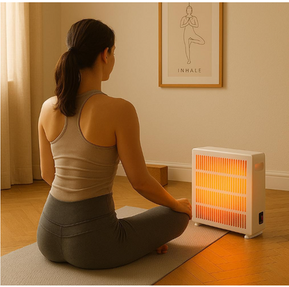 500W Infrared Panel Heater Low Energy Electric Wall Heater Quiet Home Office-78