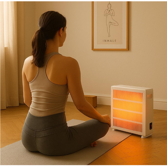 500W Infrared Panel Heater Low Energy Electric Wall Heater Quiet Home Office-78