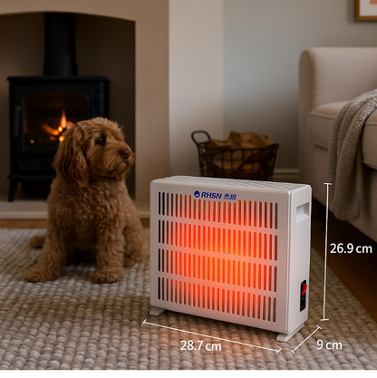 500W Infrared Panel Heater Low Energy Electric Wall Heater Quiet Home Office-78