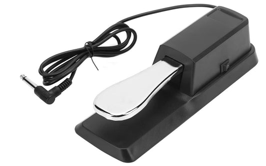 Sustain Pedal for Keyboard, Piano Pedal Keyboard Foot Damper Pedal with Polarity