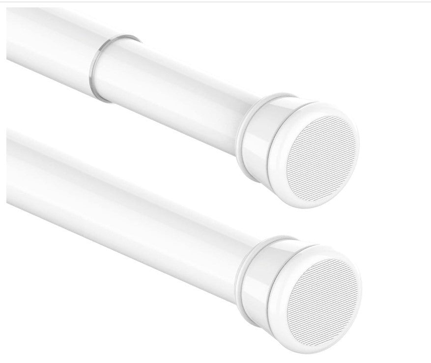 1 PC Tension Rod No Drill Shower Curtain Pole Extendable Curtain Poles-333