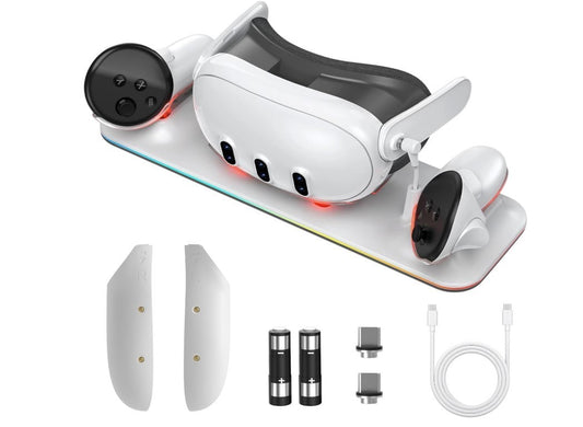 Charging Station Compatible with Meta Quest 3 Oculus Headset and Meta Quest3 VR