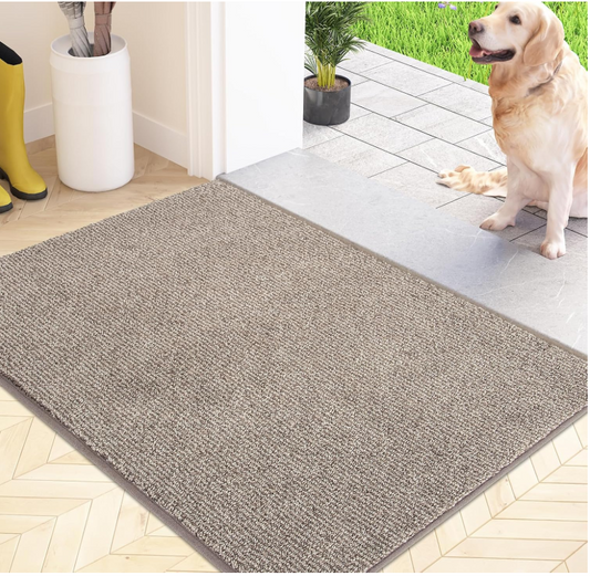 Door Mat 60x90cm Dirt Trapper Non Slip Indoor Rug Washable Pet Muddy Shoes-66