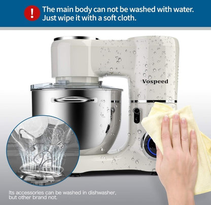 1500W Stand Mixer 8L Electric Food Mixer Dough Hook Whisk Beat Kitchen Help-131