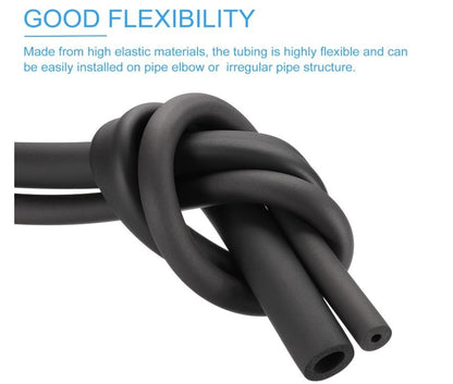 Pipe Insulation Foam Tube 25mm x 2m Pipe Wrap Handle Grip Black Insulation-331