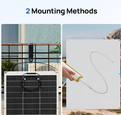 Flexible Solar Panel 260W 12V Waterproof PV Module Camper Caravan-234
