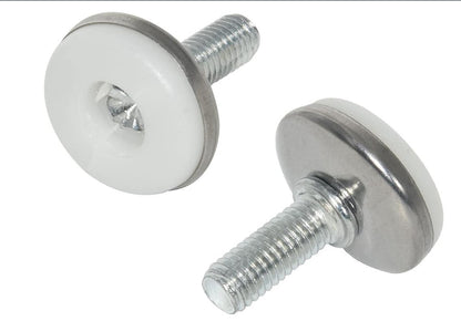 Fly Shop Screw On Type Furniture Glide Leveling Foot Adjuster 8x24x28mm 8pcs-334