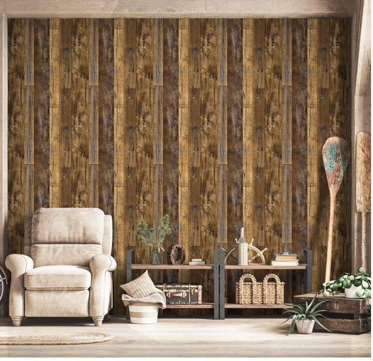 Wood Effect Vinyl Wrap 90x600cm Self Adhesive Wallpaper Waterproof-295