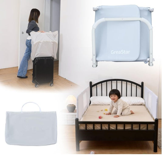 Toddler Bed Rail 120cm Safety Guard Travel Bed Barrier Fits Double KingBeds –143