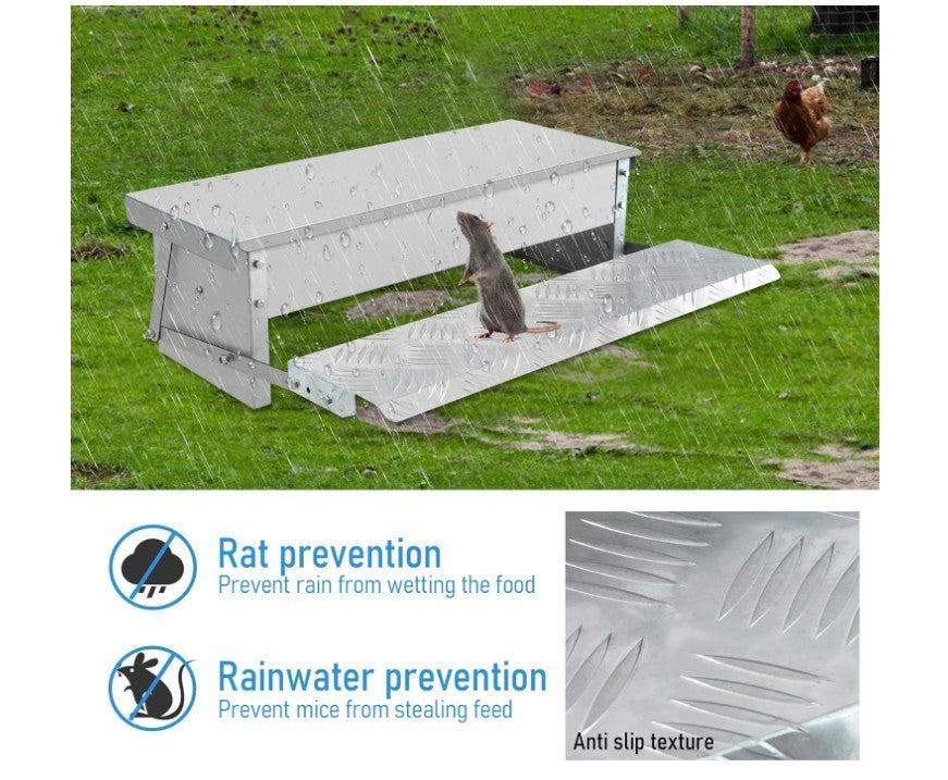 Rat Proof Treadle Chicken Feeder Without Waste Design Automatic Chicken-307