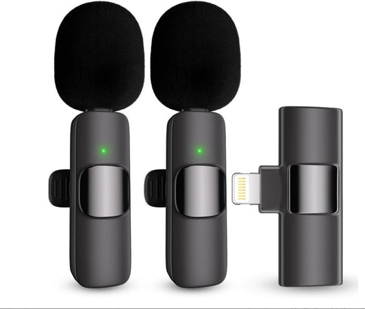 Professional Wireless Microphone for iPhone, iPad, Cordless Lavalier Lapel Omnid