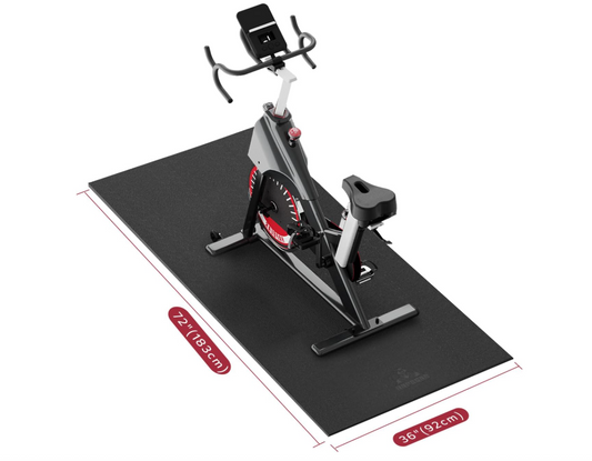 Treadmill Mat 183x92cm Gym Equipment Floor Protector Non Slip Noise Reduction-82