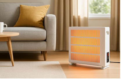500W Infrared Panel Heater Low Energy Electric Wall Heater Quiet Home Office-78