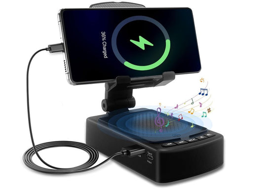 Phone Stand With Wirelss Speaker 3-In-1 Bluetooth Speaker  Gifts For All