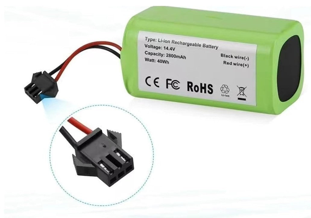 2800mAh Li-ion Replacement Battery Deebot N79 N79S Conga Vacuum High Capacity