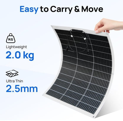 Flexible Solar Panel 260W 12V Waterproof PV Module Camper Caravan-234