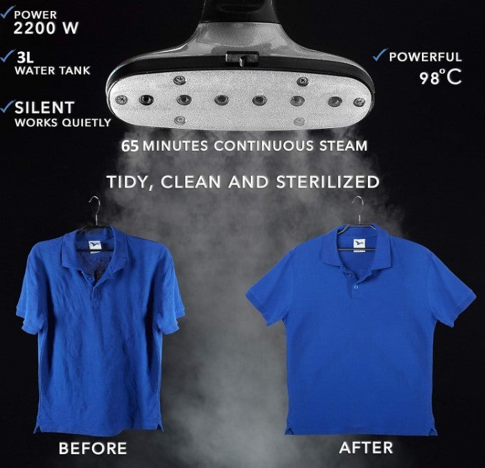 2200W Garment Steamer Clothes Steamer 45gmin Steam Fast Wrinkle Remover-134