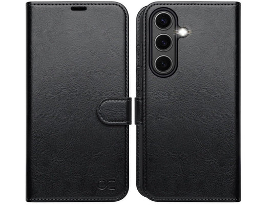 For Samsung Galaxy S25 Case, Premium PU Leather Wallet Phone Case-227