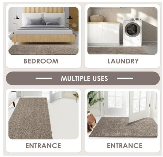 Large Door Mat Carpet Washable Non Slip Indoor Entrance Rug Hallway Bedroom -11