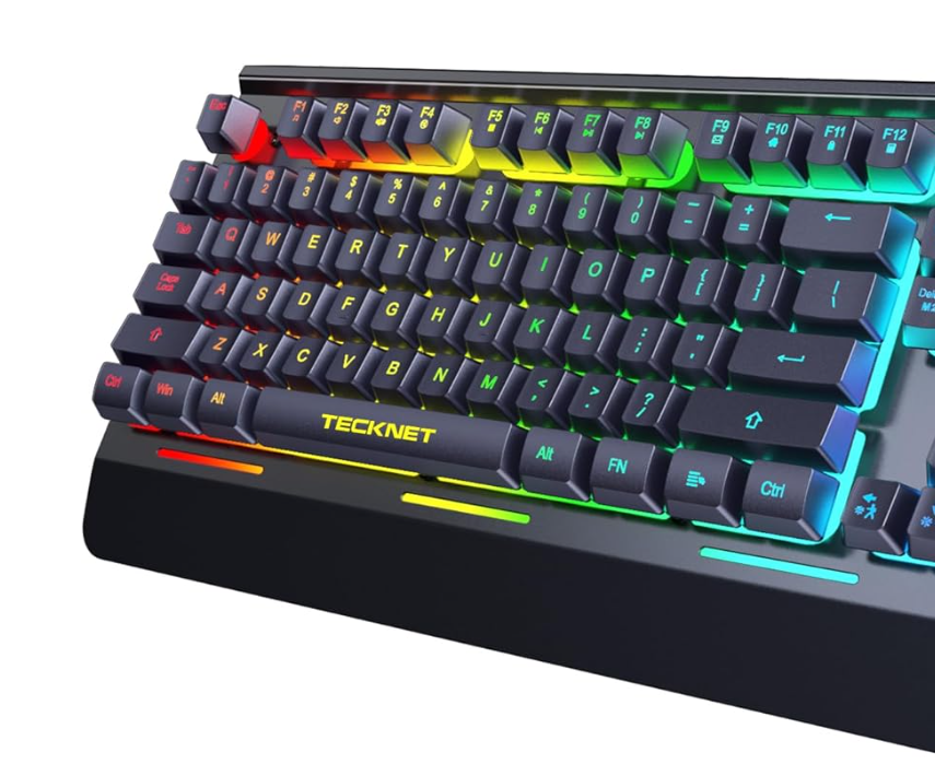 105 Key RGB Gaming Keyboard UK Layout USB Wired Backlit IP32 Anti Ghosting-KB002