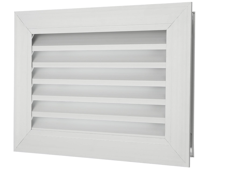 2PCS Door Vent Cover 12x8 In Aluminium Grille Louvered Vent Cabinet Wardrobe-99