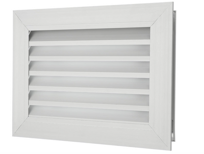 2PCS Door Vent Cover 12x8 In Aluminium Grille Louvered Vent Cabinet Wardrobe-99