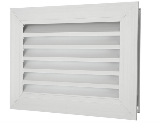 2PCS Door Vent Cover 12x8 In Aluminium Grille Louvered Vent Cabinet Wardrobe-99