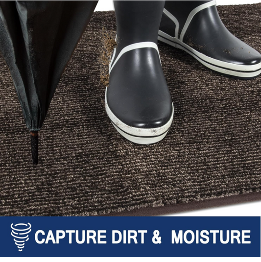 Non Slip Indoor Entrance Mud Rug Dirt Trapper Door Mat Machine Washable-67