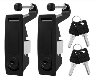 2pcs Compression Latch Lock, Zinc Alloy Door Lock, Adjustable Sealed Lever Latch