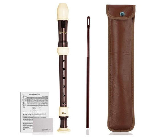 Soprano Recorder German Style C Key ABS 8 Hole KidsFlute Detachable Recorder-182