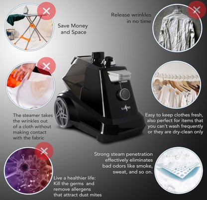 2200W Garment Steamer Clothes Steamer 45gmin Steam Fast Wrinkle Remover-134