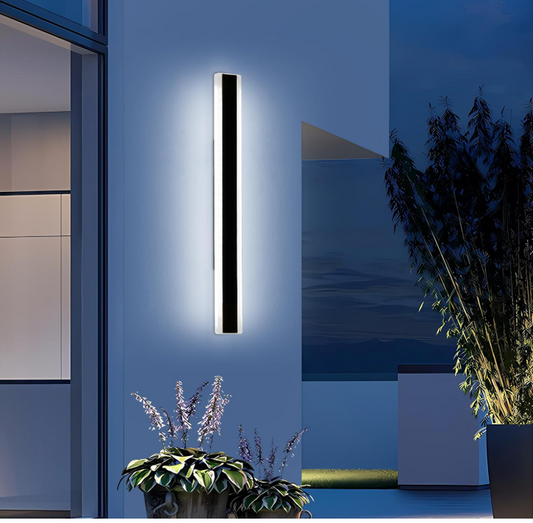 Outdoor LED Wall Light 80cm 28W 6000K IP65 Waterproof Black Linear Light-15