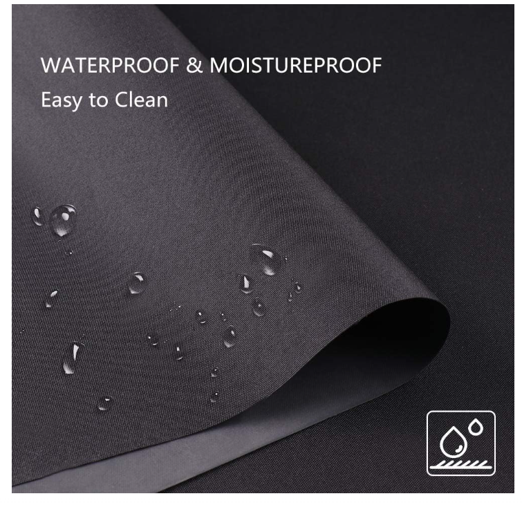 100% Blackout Roller Blind 109x183cm Waterproof Thermal UV Window Shade Black-19