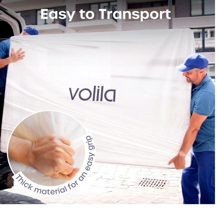 Volila Single Mattress Storage Bag with Zipper 1 Pack Waterproof Cover-290