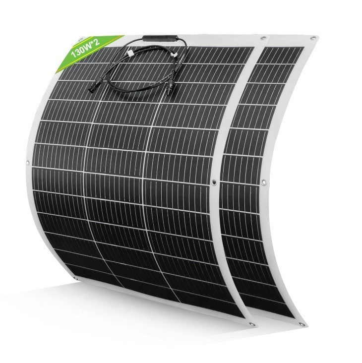 Flexible Solar Panel 260W 12V Waterproof PV Module Camper Caravan-234