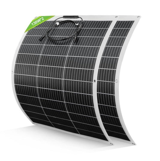 Flexible Solar Panel 260W 12V Waterproof PV Module Camper Caravan-234